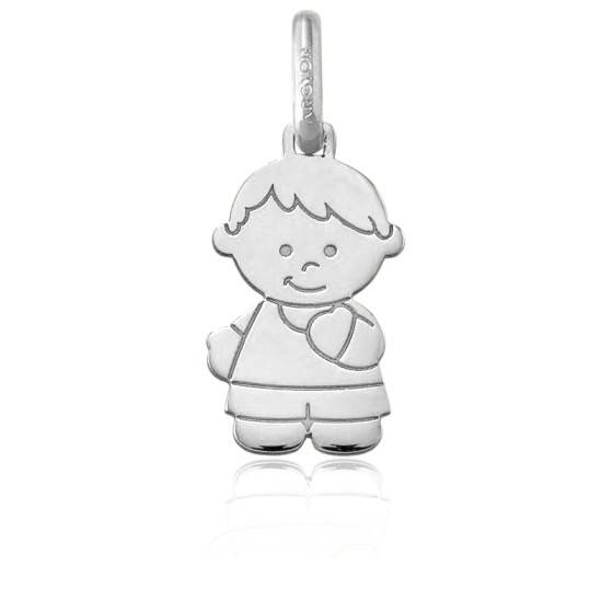 Pendentif Plaqué Or 18 Carats - Motif Petit Garçon - Marque Tata Gisèle - Neuf Avec étiquettes