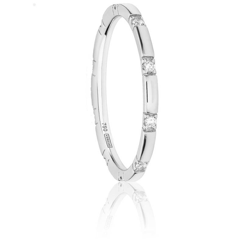 Alliance X Range Diamants & Or Blanc 750 Verifine Ocarat