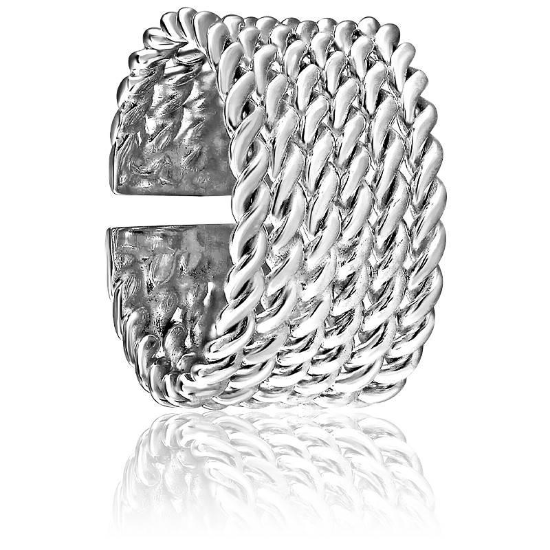 Bague Torsadée 6 Rangs Argent - Enomis - Ocarat