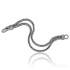 Bracelet Ajustable En Argent Sterling Jewellerybox - Chaîne Serpent Carrée, Neuf Avec étiquettes