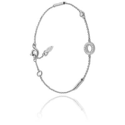 Bracelet FOSSIL en Argent 925/1000 Blanc et Nacre - JFS00490040 - Cleor