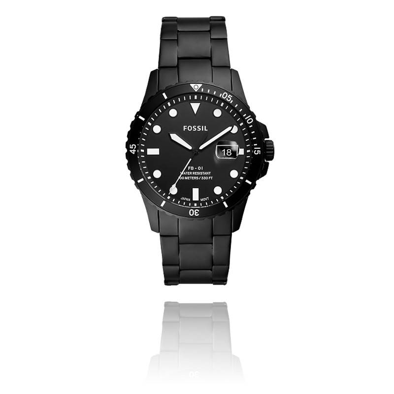 Montre FB-01 Acier Inoxydable Noir FS5659 - Fossil - Ocarat