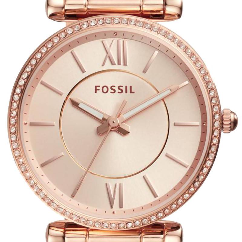 Montre Carlie Doré Rose ES4301 - Fossil - Ocarat