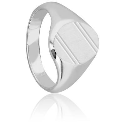 Anneau Chevalier Ovale En Argent Sterling 925/1000 - Neuf Avec étiquettes
