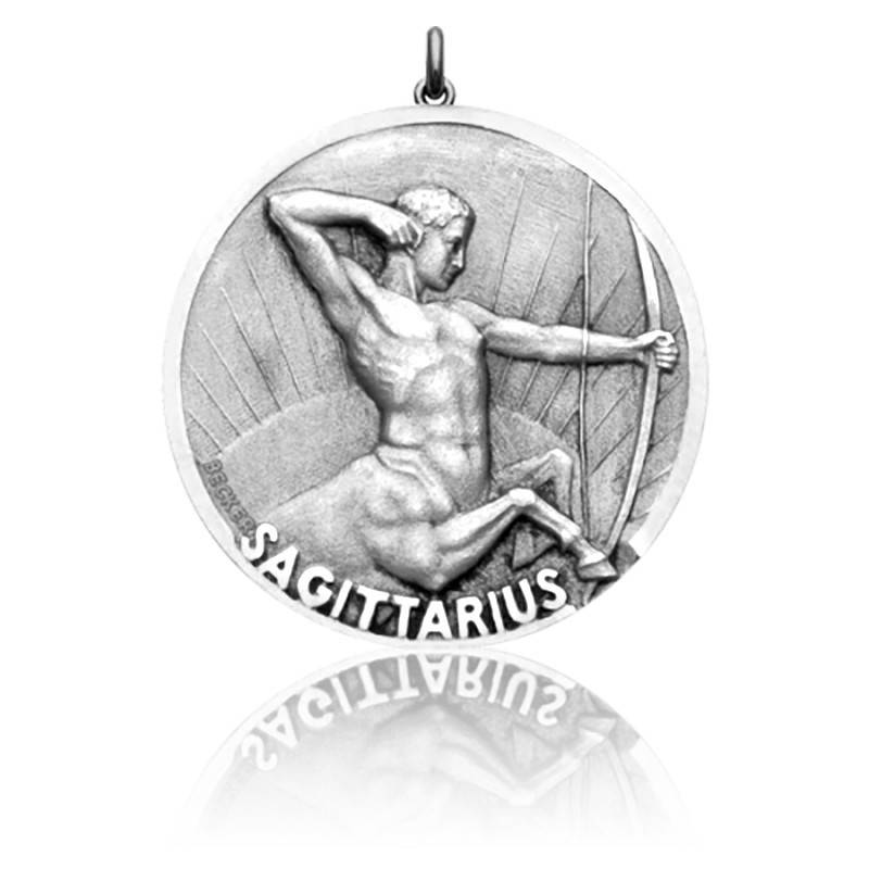 Pendentif Bronze Signe Sagittaire - Neuf Avec étiquette - Couleur Cuivre
