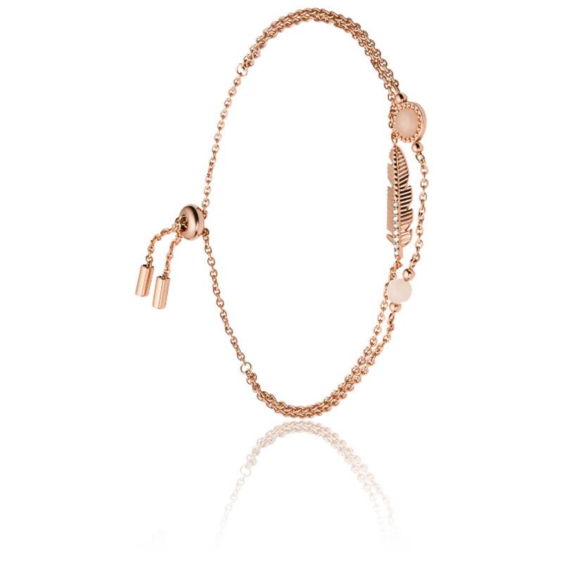 Bracelet duo acier inoxydable JF03669791 - Fossil Bijoux - Ocarat