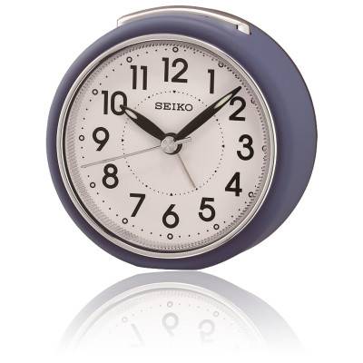 Réveil Seiko Clocks QHP012W - Alarme Mélodies Oiseau Plastique Silencieux