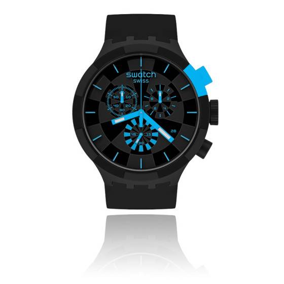 Montre Big Bold Chrono Checkpoint Blue SB02B401 - Swatch - Ocarat