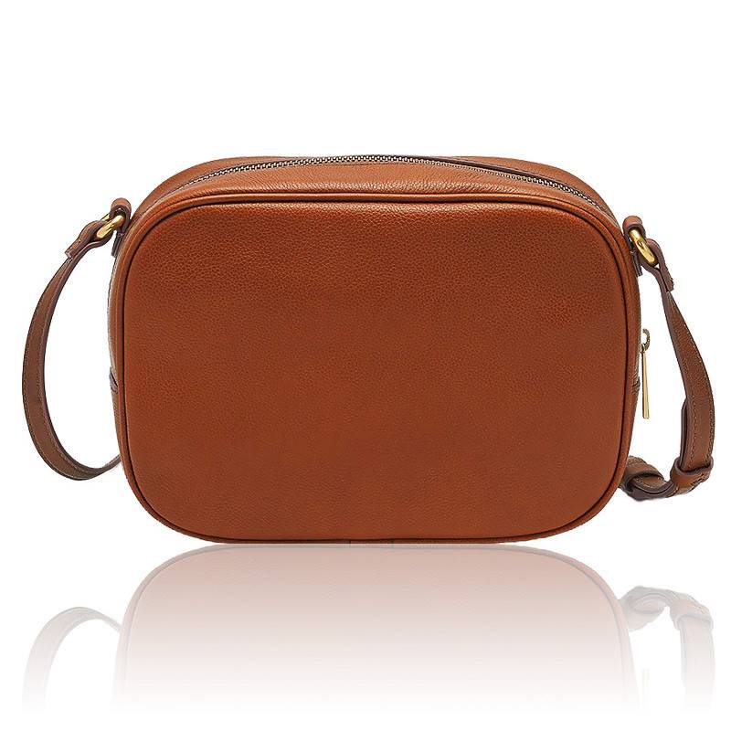 sac fossil marron