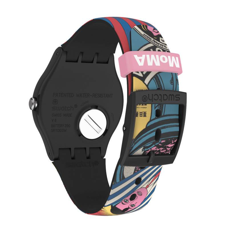Swatch for Moma - The City and Design, The Wonders of Life on Earth, Isamu  Kurita By Tadanori Yokoo, The Watch - SUOZ334 | Gioie