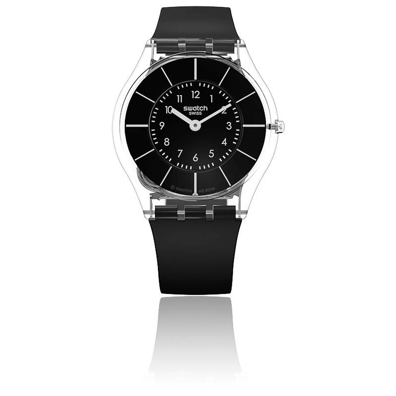 Montre Swatch Skincoal mixte acier noir milanais - Femme, homme - modèle  SYXB100GG | MATY