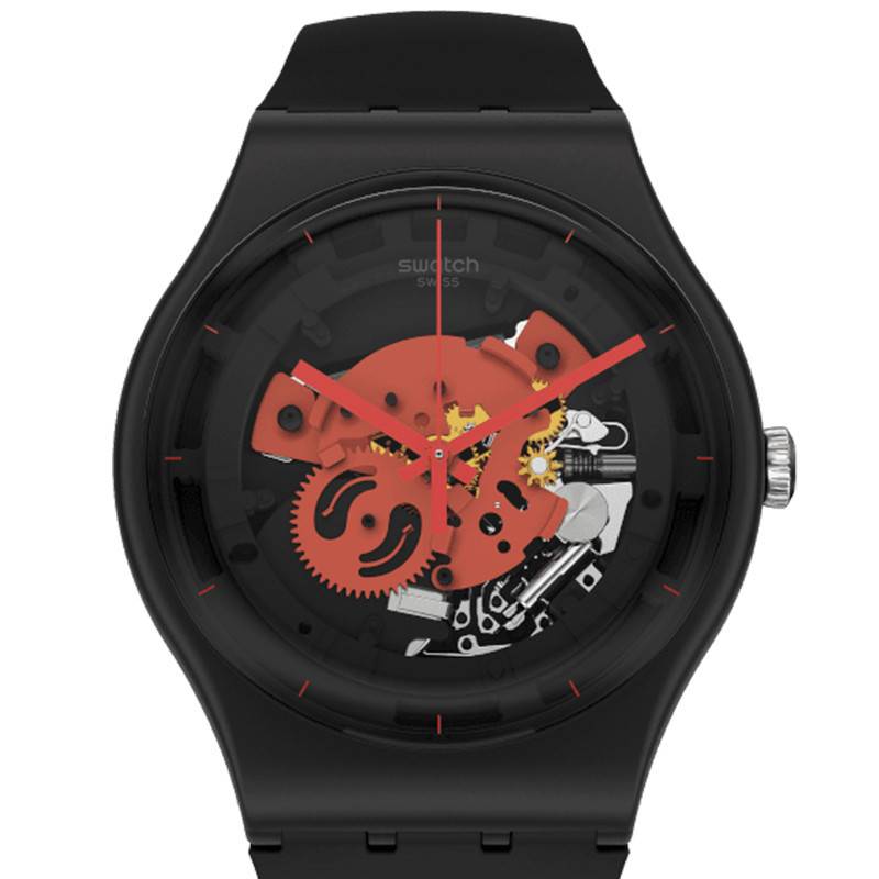 Montre New Gent Time To Red Big SO32B110 - Swatch - Ocarat