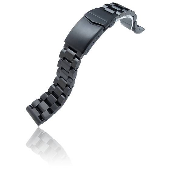Bracelet de montre Hexad Black SS201820BBK042S Strapcode Ocarat