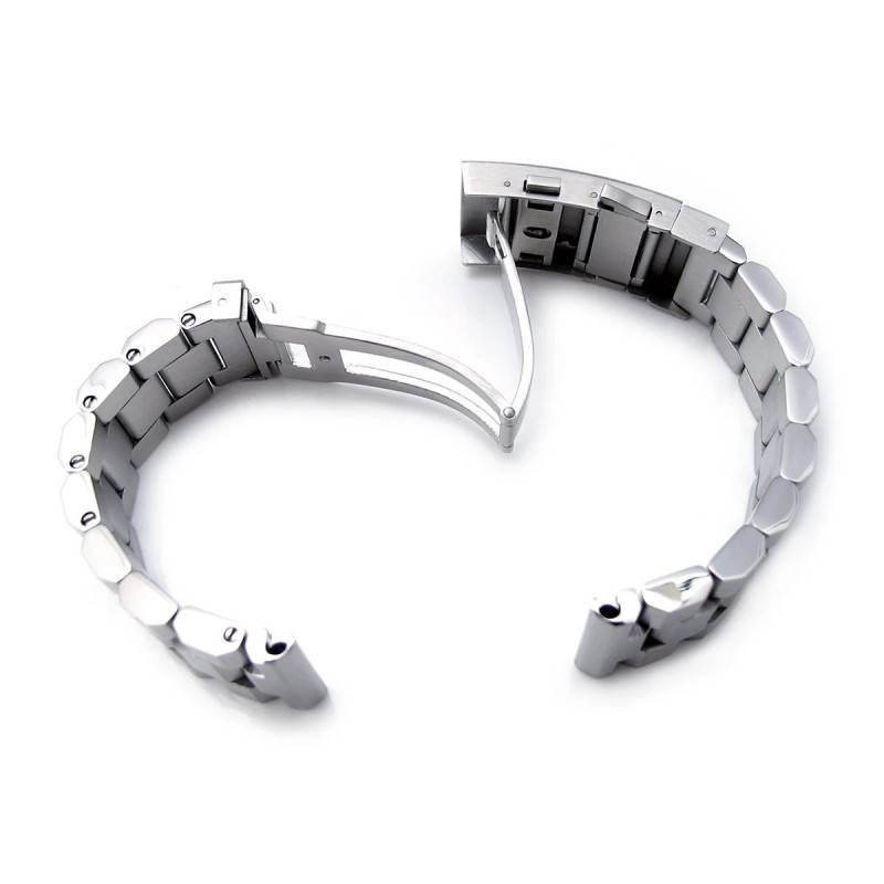Bracelet de montre Hexad SS221817B040S 22mm Strapcode Ocarat