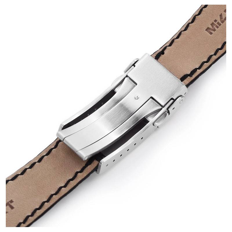 Bracelet Cuir MiLTAT 20B16BCL20A1A55AA 20mm Strapcode Ocarat