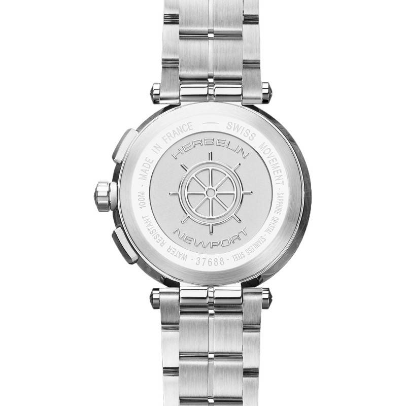 Michel Herbelin NEWPORT 37688/B35 – Orologio Uomo Acciaio Con Vetro Zaffiro