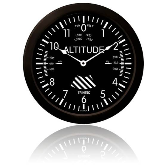 Horloge 14" Classic Altimeter Clock 906014 Trintec Ocarat