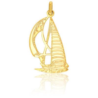 Pendentif Voilier En Argent 925 Filigrane - Chaine 45.7cm (18"), Marque Silverspeck