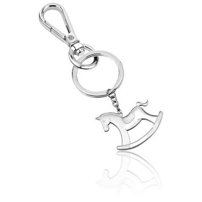 Porte-clés Hermès Cheval Argent Sterling - Occasion Très Bon état #5625