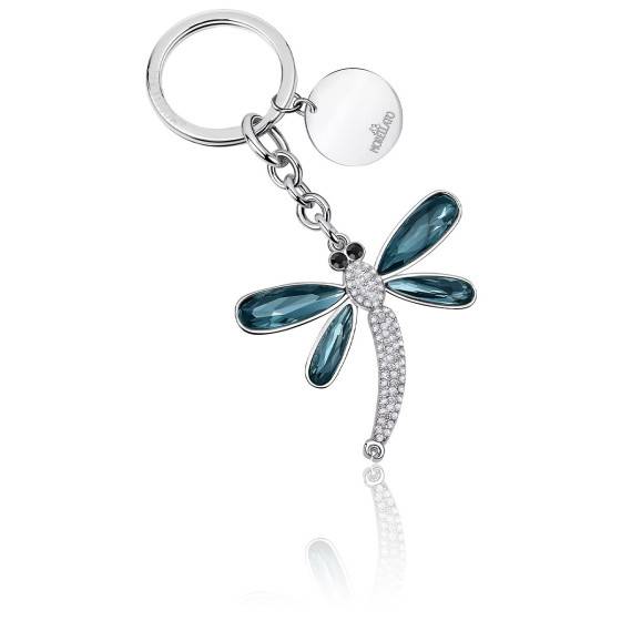 Porte-clés Morellato Magic - Alliage Et Cristaux - 8 Cm - Cadeau Femme Élégant