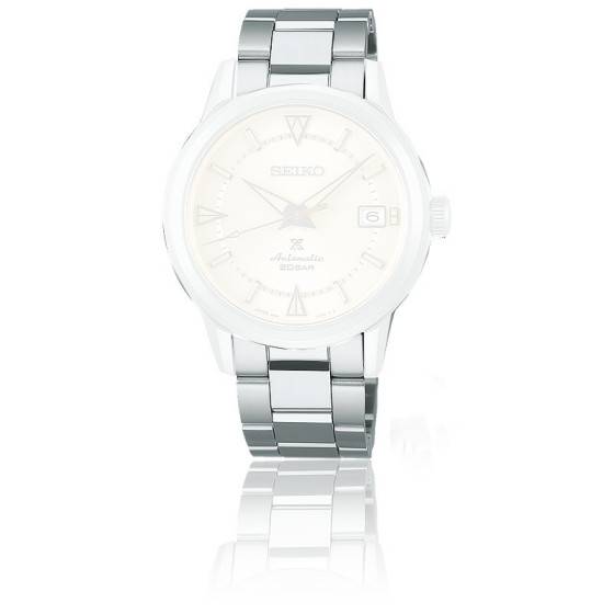 Bracelet de Montre Acier Noir 24 mm + Cache Pompe