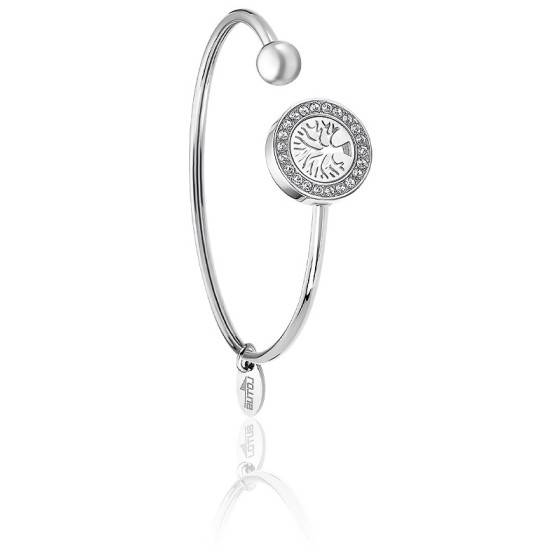 Bracciale Arcobaleno Rainbow In Argento Rosa E Zirconi Cuori Milano Cuori Milano 166271