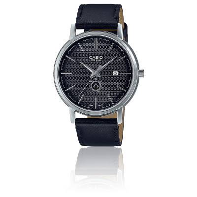 Đồng Hồ Nam Casio Quartz MTP-1384L-1AVDF Dây Da Nâu Mặt Đen