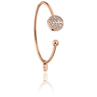 Achat Bracelet Lotus Millennial arbre de vie en acier, métal doré et