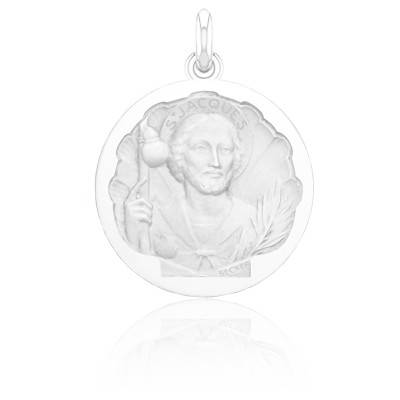 Médaille Saint Benoît - Argent massif - PremierCadeau