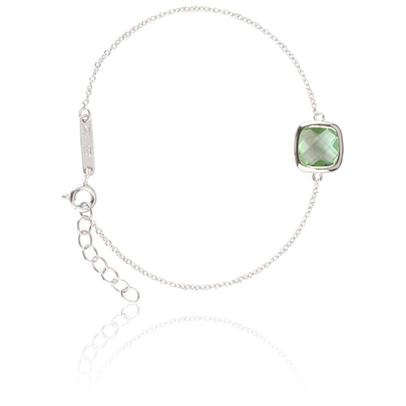 Bracelet En Argent Style Clio Blue - Superbe Bijou Cadeau Pour Noël Ou Anniversaire