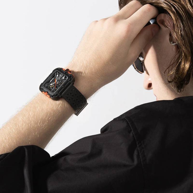 CIGA Design ontre Autoatique Hoe - Série Z DLC ontre Bracelet écanique Squelette Tonneau