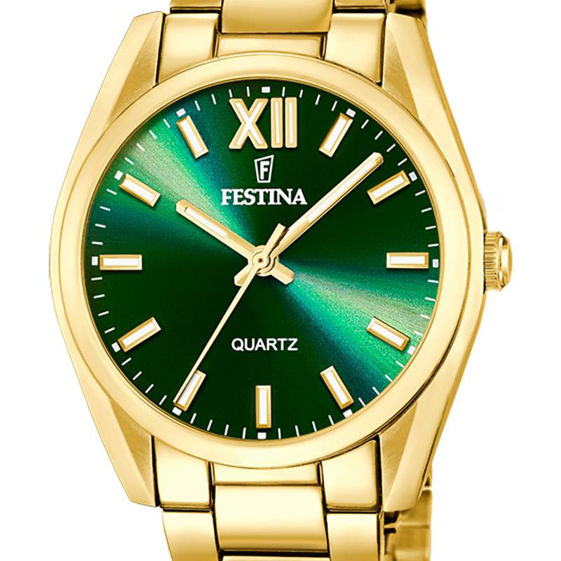 Maillon De Bracelet Festina Boyfriend - Acier Doré, Pour Montre F20609, Neuf Avec étiquettes