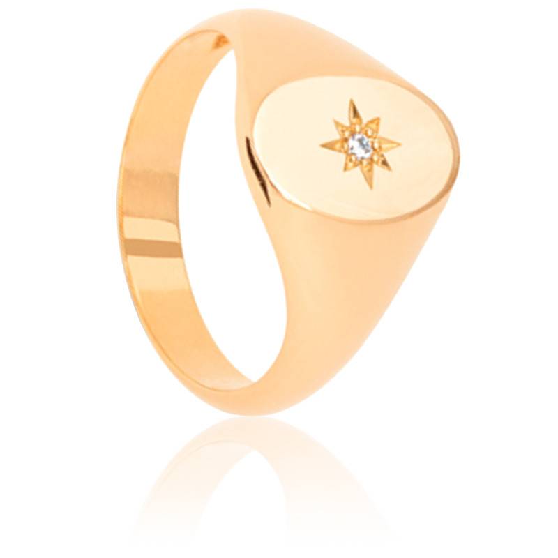 Chevalière Homme Plaqué Or Ou Doré